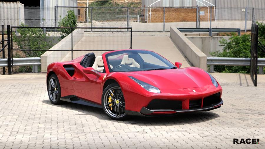 Ferrari 488 Spider in Red by Novitec Rosso and RACE! '2016